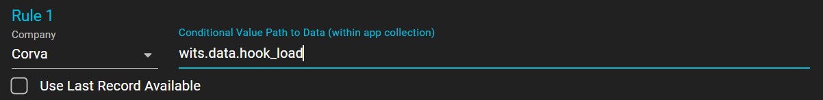Conditional Value Path to Data definition in the UI