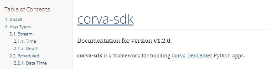 corva sdk